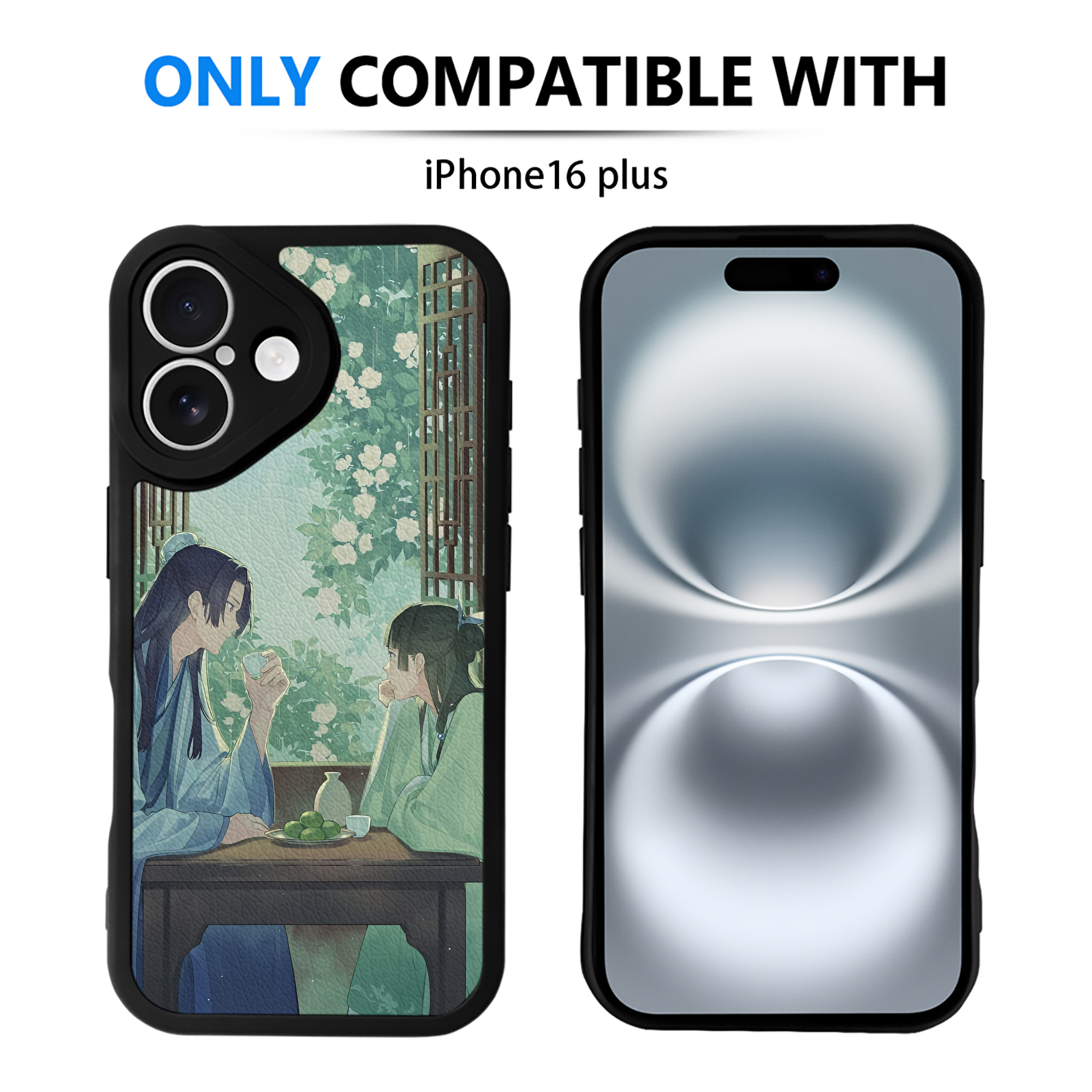 （画像用） 薬屋のひとりごと The Apothecary Diaries 【iPhone 16シリーズ対応】シリコンスマホケース（レザー調） 材質：シリコン